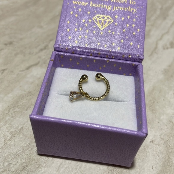 Melinda Maria Jupiter Ear Cuff Gold - Picture 2 of 7